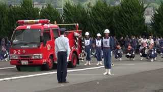 掛川市消防団 ポンプ車操法 第２位 第34回 静岡県消防操法大会 平成25年9月8日 [upl. by Durstin496]