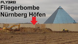 Bombensprengung danach auf der Baustelle leiser Knall am 18022019 Nürnberg Höfen nbgfliegerbombe [upl. by Aztiley]