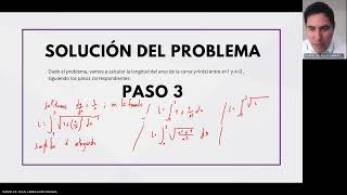 Calculo IntegralProblema de aplicación Longitud de arco [upl. by Ekul945]