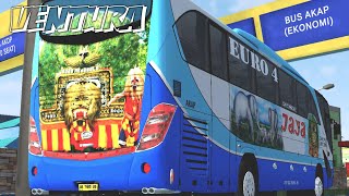 JAYA REOG Livery mod bussid TERBARU VENTURA by Rindray [upl. by Enaamuj]