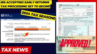 2024 IRS TAX REFUND UPDATE  UPDATED TAX CHANGES Refund Delay Causes Tax Credits IRS Notices [upl. by Octavian]