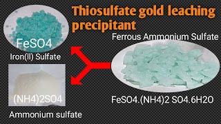 HOW TO MAKE FERROUS AMMONIUM SULFATE  FERROUS AMMONIUM SULFATE GOLD PRECIPITANT [upl. by Ecinaej]