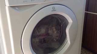 Indesit IWDC6105 Washer Dryer Cottons 90 Boilwash 56 [upl. by Dorran]