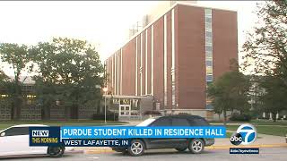 Purdue University student killed in dorm room roommate in custody [upl. by Jit]