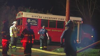 Former Lockport restaurant goes up in flames [upl. by Rhee]