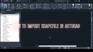 How to Import Shapefile in Autocad without using GIS software ArGIS or QGIS [upl. by Kier]