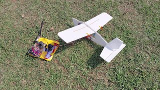 Mini rc plane flight test [upl. by Iznekcam]