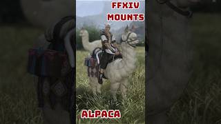 FFXIV Mounts Alpaca [upl. by Aneert]