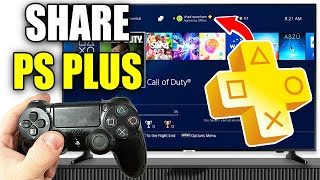 How To Share PlayStation Plus On PS4  Easy Guide [upl. by Binah]