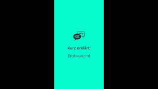 Erbbaurecht einfach erklärt [upl. by Crist137]