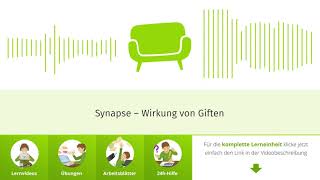 Synapse – Wirkung von Giften einfach erklärt  sofatutor [upl. by Ratep]