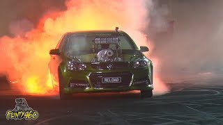 BLOWN BIG BLOCK VF COMMODORE quotRELOADquot FIRES UP AT RED CENTRE NATS [upl. by Eneleh678]