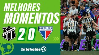 MELHORES MOMENTOS  CEARÁ 2X0 FORTALEZA  Vozão vence e encaminha classificação na Copa do Nordeste [upl. by Oloapnaig227]