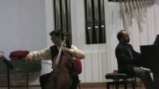 Shostakovich cello sonata 1 movement [upl. by Yrrat]