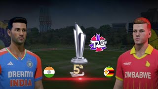 OP YASHASVI JAISWAL 72 29 INDIA Vs ZIMBABWE T20I5 Series Cricket 24 [upl. by Casey]