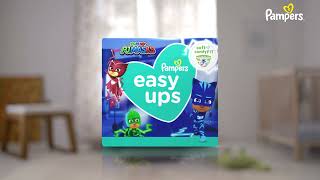 Pampers Easy Ups Pants Fácil de Poner Hasta 12h de Protección [upl. by Tiffanie264]