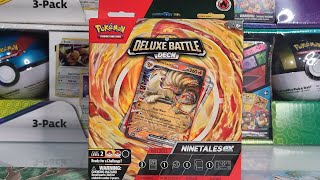 Ninetales ex Deluxe Battle Deck Unboxing [upl. by Ayalat]