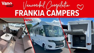 Compilatie Frankia Campers  In de showroom bij Vanomobil [upl. by Moureaux]