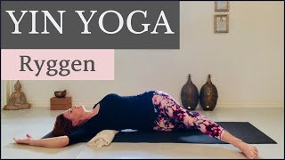 90 min Yin Yoga for ryggen  Øget bevægelighed og smidighed i ryg  Chakra yoga  Live Klasse [upl. by Bartlet374]