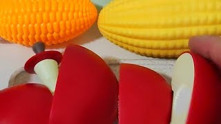 Satisfying fruit cutting 🍎🍏 🌽fruits fruitcutting asmr satisfying toys [upl. by Ennaus7]