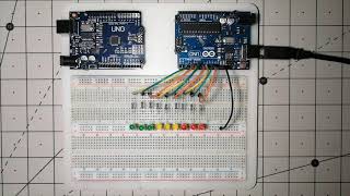 Faire un chenillard de 9 Leds avec un Arduino Uno [upl. by Kazue154]