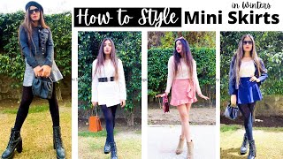 HOW TO STYLEWEAR MINI SKIRT Short Skirt College Mini SkirtsKoreanWrap SkirtsTry on Haul 2022 [upl. by Ahsonek]