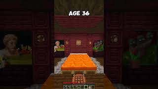 Minecraft Secret Bases at Different Ages🤯 はいよろこんで shorts [upl. by Geesey]