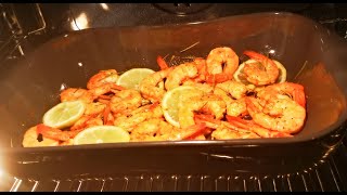 Crevettes au four  10 mn de cuisson pour déguster ce régal simple à faire plat idéal et délicieux [upl. by Haceber]