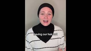 Christian veiling is best for our hair ❤️ hairgrowth hairgrowthtips christianwomen [upl. by Dorehs779]