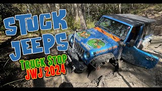 Truck Stop  Advanced trail at Jeepin with Judd 2024 [upl. by Chi124]