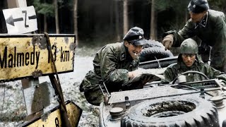 Las rutas del Kampfgruppe Peiper 1944 [upl. by Ahseenat]