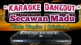 SECAWAN MADU  KRISTINA  KARAOKE NADA CEWEK [upl. by Adnohsak137]