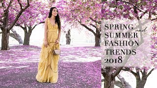 Spring Summer Fashion Trends and Styles 2018 [upl. by Llerud421]