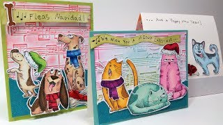 Fleas Navidad  Punny Animal Cards for Christmas [upl. by Lednik388]