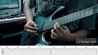 Altitudes  Jason Becker Guitar Cover with tab Arpeggios Section [upl. by Emmett]