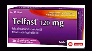 Telfast 120mg  Air pollution amp Allergy solution  Fexofenadine  Uses Benefits Side effects Dose [upl. by Margy591]