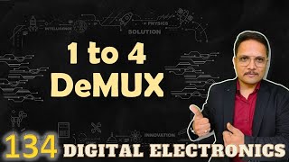 1 to 4 Demultiplexer Explained Working Truth Table Boolean Expression Circuit and Designing [upl. by Kinchen]