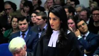 Amal Clooney’s speech in ECHR hearing of Perinçek v Switzerland case [upl. by Ailices]