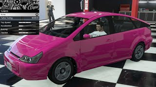 GTA 5  OG Vehicle Customization  Karin Dilettante Toyota Prius [upl. by Lory]