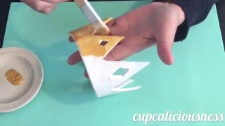 How to make a Crown cake topper from fondant [upl. by Anastos]