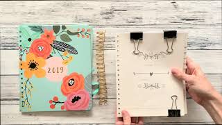 How to add pages to your coil bound planner  two easy ways [upl. by Noell]