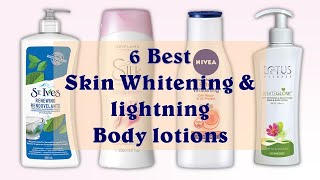 6 Best Skin Whitening amp Brightening Body lotions in 2020 With Price [upl. by Linus]