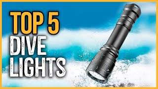 Best Dive Lights 2024  Top 5 Best Underwater Diving Flash Lights [upl. by Ellenad]