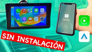 Pantalla CARPLAY ✅ ANDROID AUTO 🔼 INALAMBRICOS  ¡Sin instalación [upl. by Jarib179]