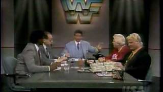 WWF Prime Time Gorilla Monsoon VS Bobby Heenan [upl. by Ecyal]