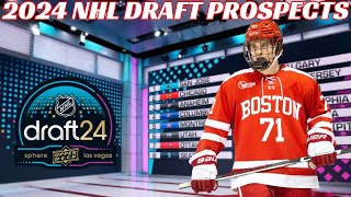 Top 10 BEST Center Prospects  2024 NHL Draft [upl. by Sugar847]