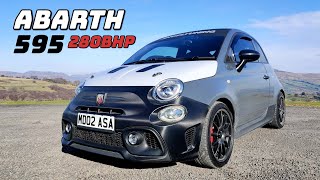 280bhp Abarth 595 indepth test Can you have too much power [upl. by Hills]