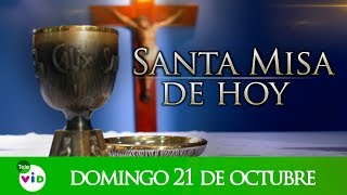 Santa misa de hoy domingo 21 de octubre de 2018  Tele VID [upl. by Nymsaj]