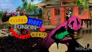 friday night funkin VS madness World v3 barney el dinosaurio Music Sensational [upl. by Oicinoid]