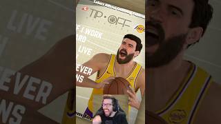 Lakers photoshoot in a Celtics jersey… NBA2K25 [upl. by Ayrotal349]